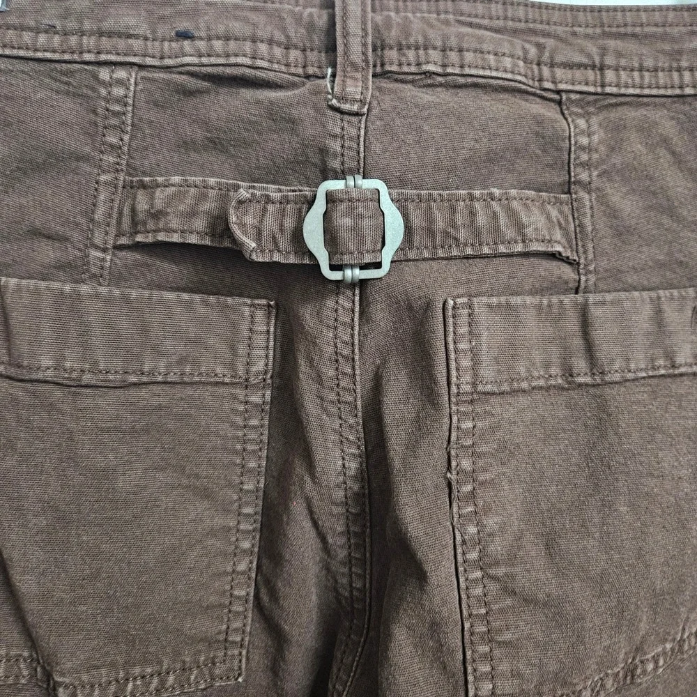 American Eagle Pants Women 0 Brown Stovepipe Stretch Cinch Back Utility Trousers